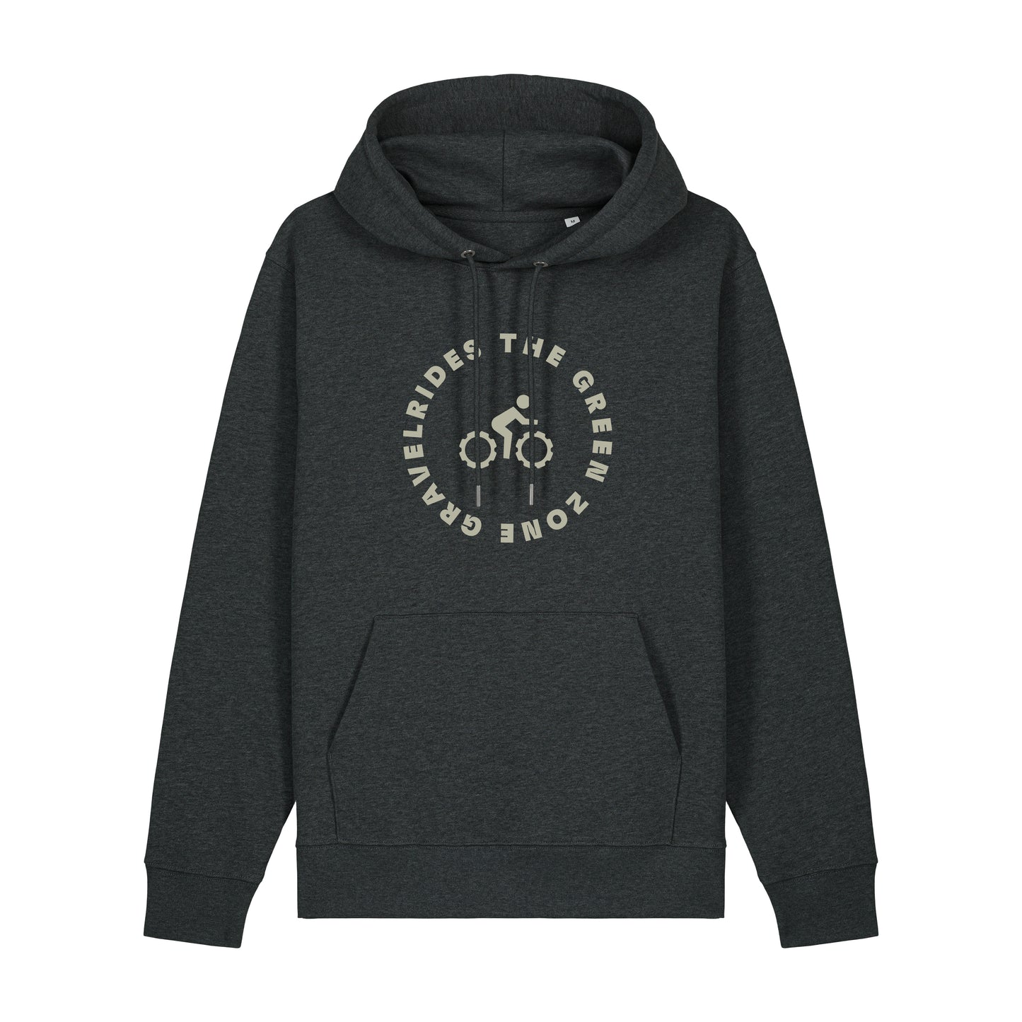 The Green Zone Hoody - Donkergrijs met Groen