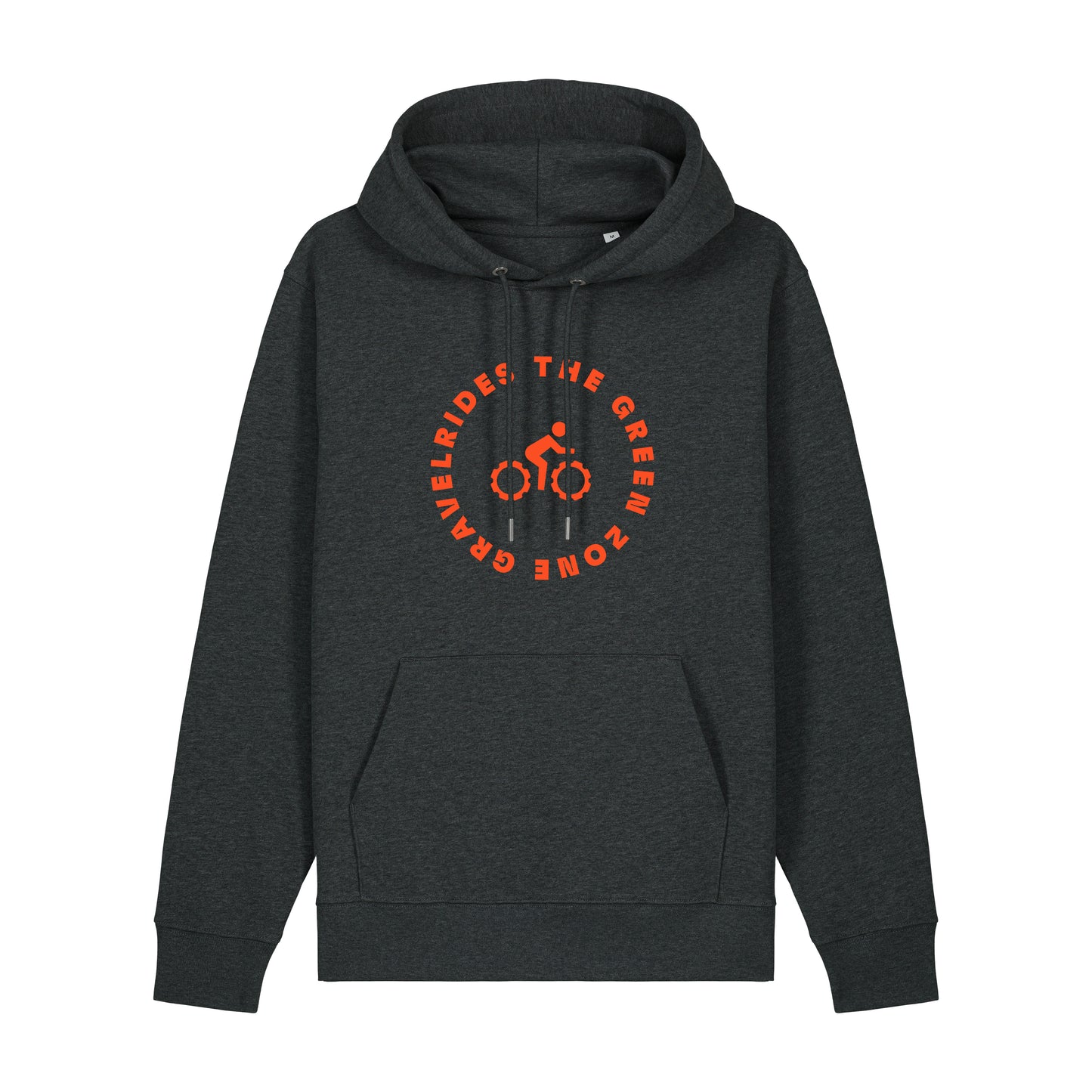 The Green Zone Hoody - Donkergrijs met Oranje