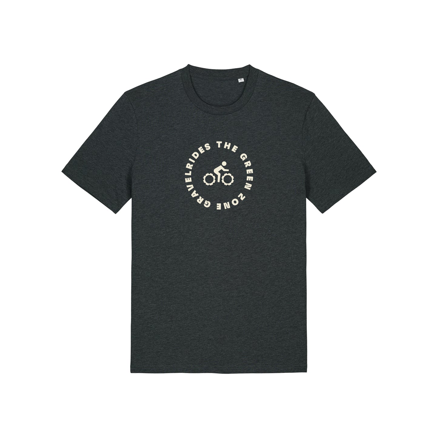 The Green Zone T-shirt - Donkergrijs met Beige