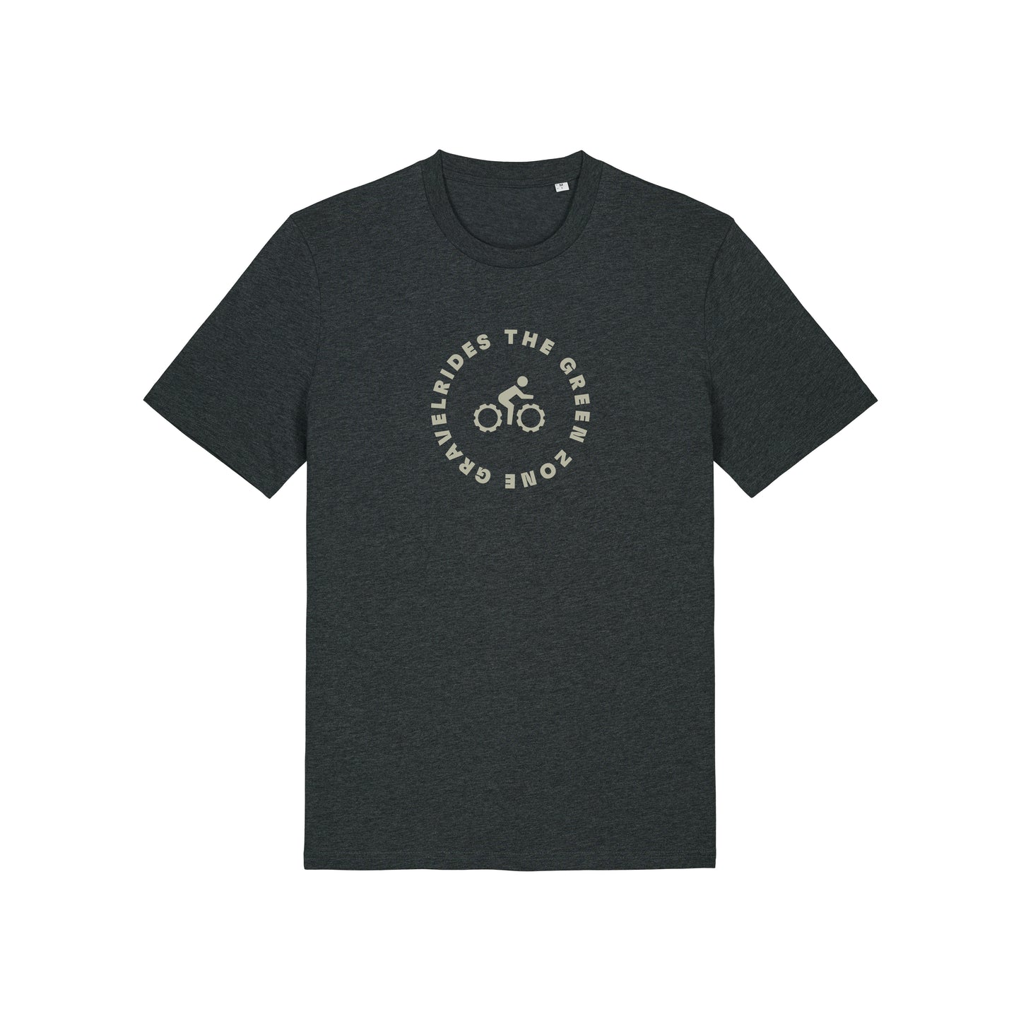 The Green Zone T-shirt - Donkergrijs met Groen