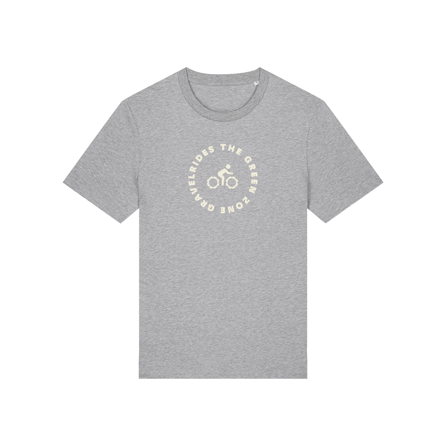The Green Zone T-shirt - Lichtgrijs met Beige