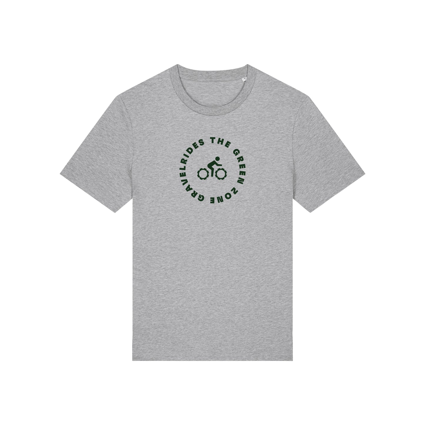 The Green Zone T-shirt - Lichtgrijs met Groen