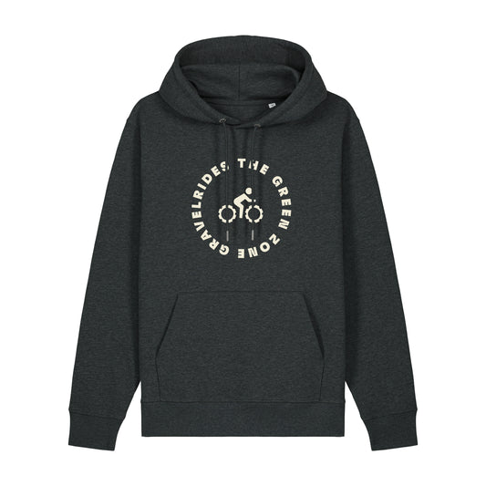 The Green Zone Hoody - Donkergrijs met Beige