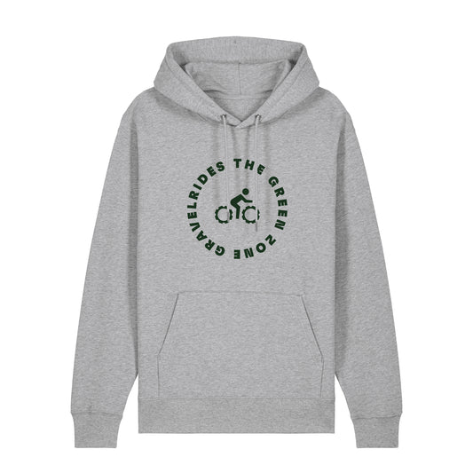 The Green Zone Hoody - Lichtgrijs met Groen