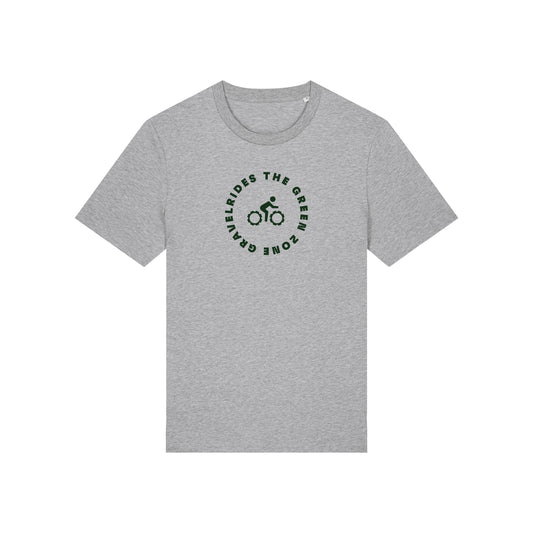 The Green Zone T-shirt - Lichtgrijs met Groen